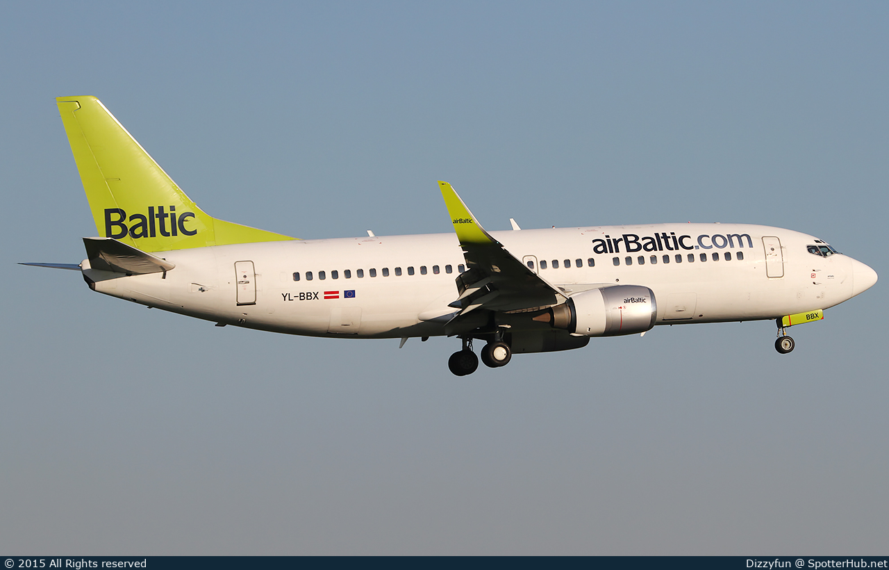 Photo of YL-BBX - Boeing 737-36Q operated by airBaltic