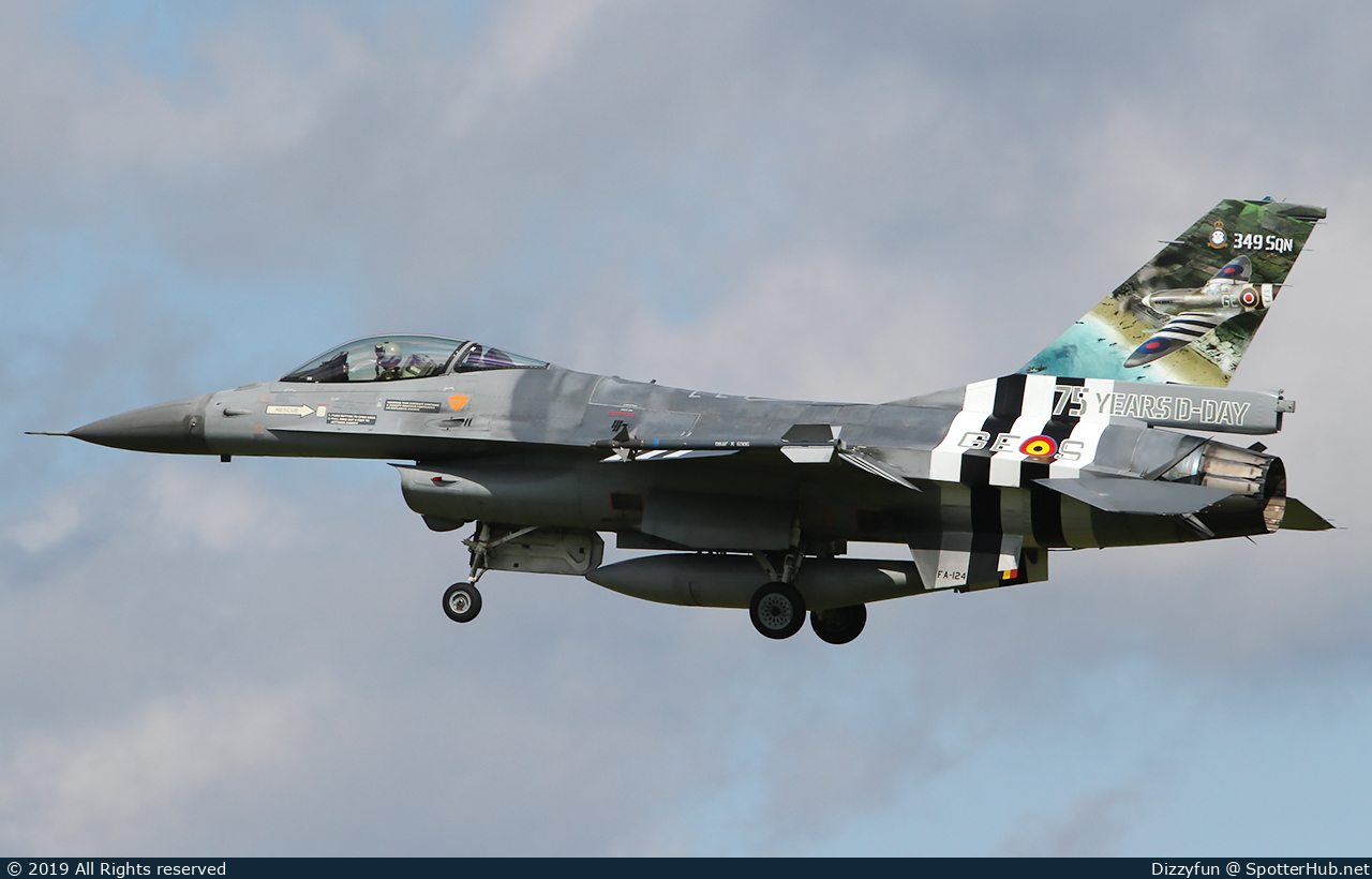 Photo of FA-124 - General Dynamics F-16AM Fighting Falcon operated by Belgian Air Force