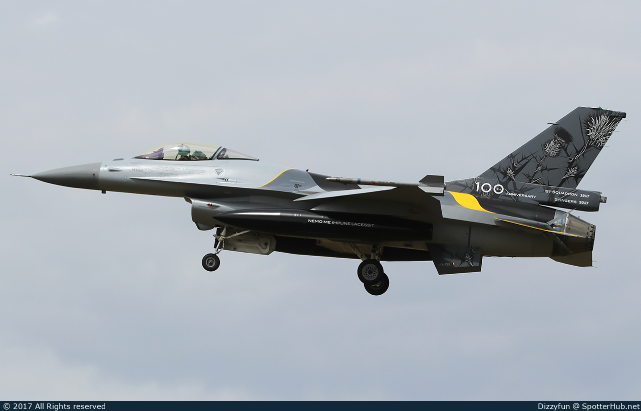 Photo of FA-132 - General Dynamics F-16AM Fighting Falcon operated by Belgian Air Force