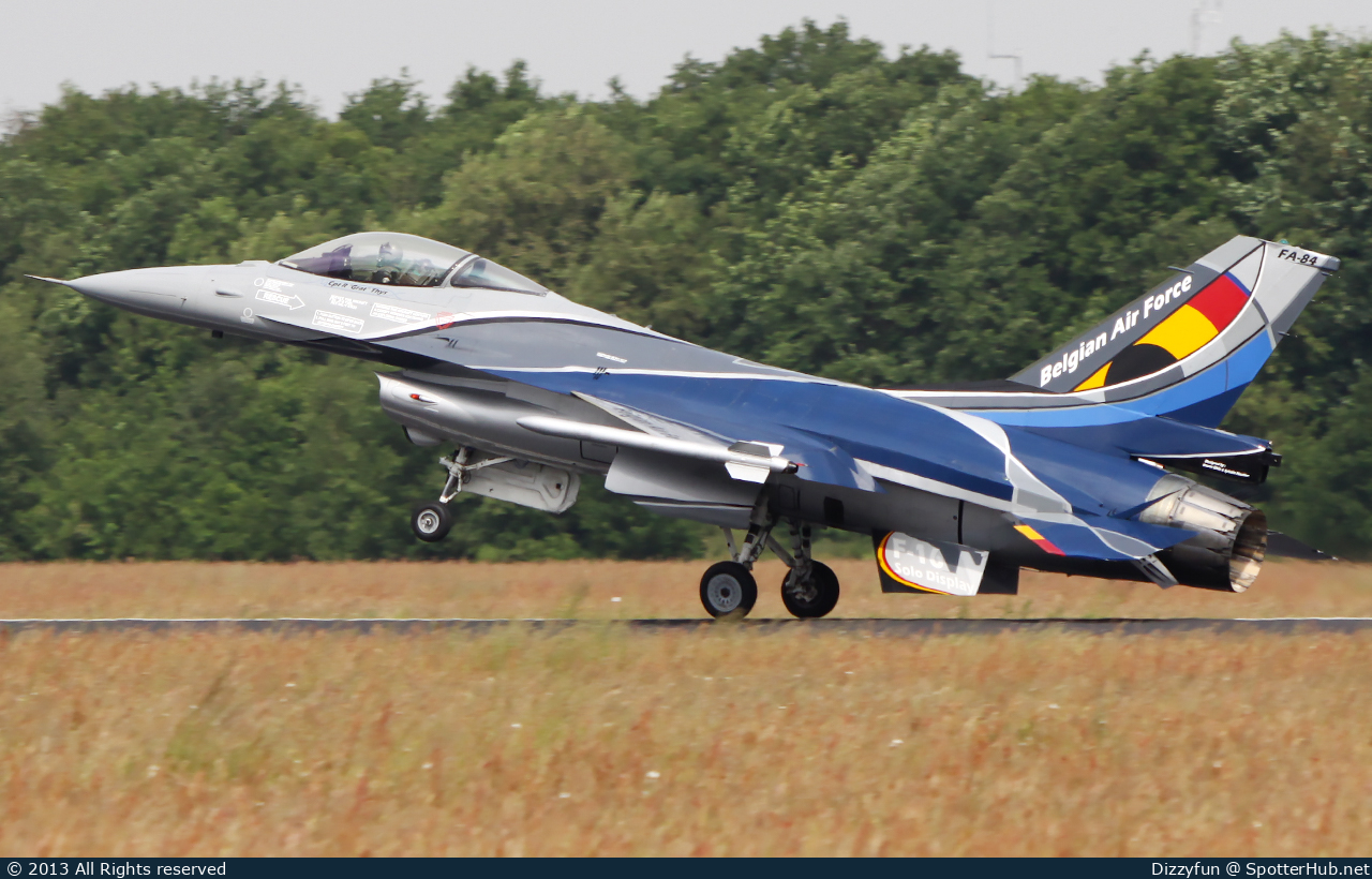 Photo of FA-84 - General Dynamics F-16AM Fighting Falcon operated by Belgian Air Force