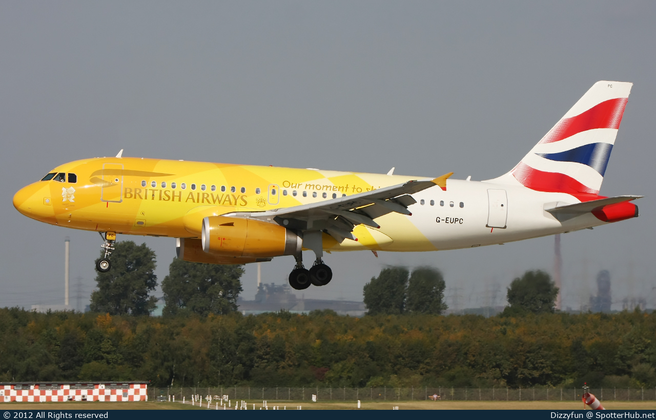 Photo of G-EUPC - Airbus A319-131 operated by British Airways
