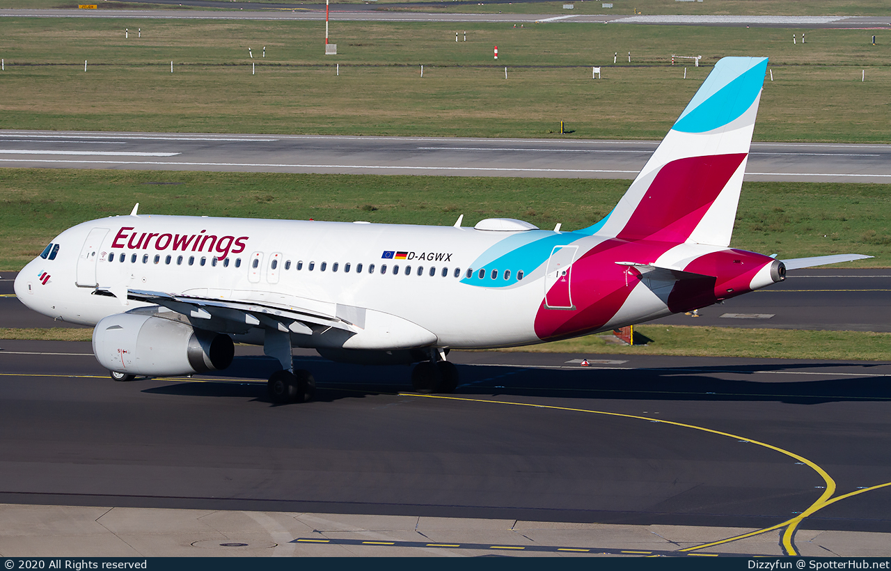 Photo of D-AGWX - Airbus A319-132 operated by Eurowings