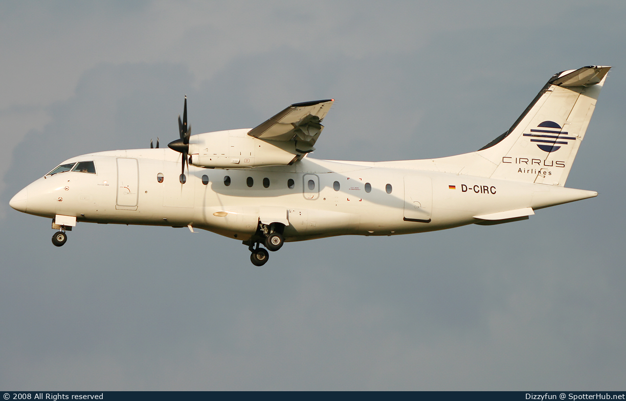 Photo of D-CIRC - Dornier 328-110 operated by Cirrus Airlines