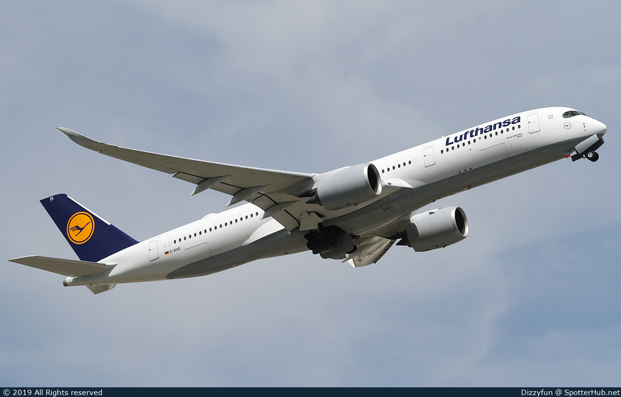 Photo of D-AIXE - Airbus A350-941 operated by Lufthansa