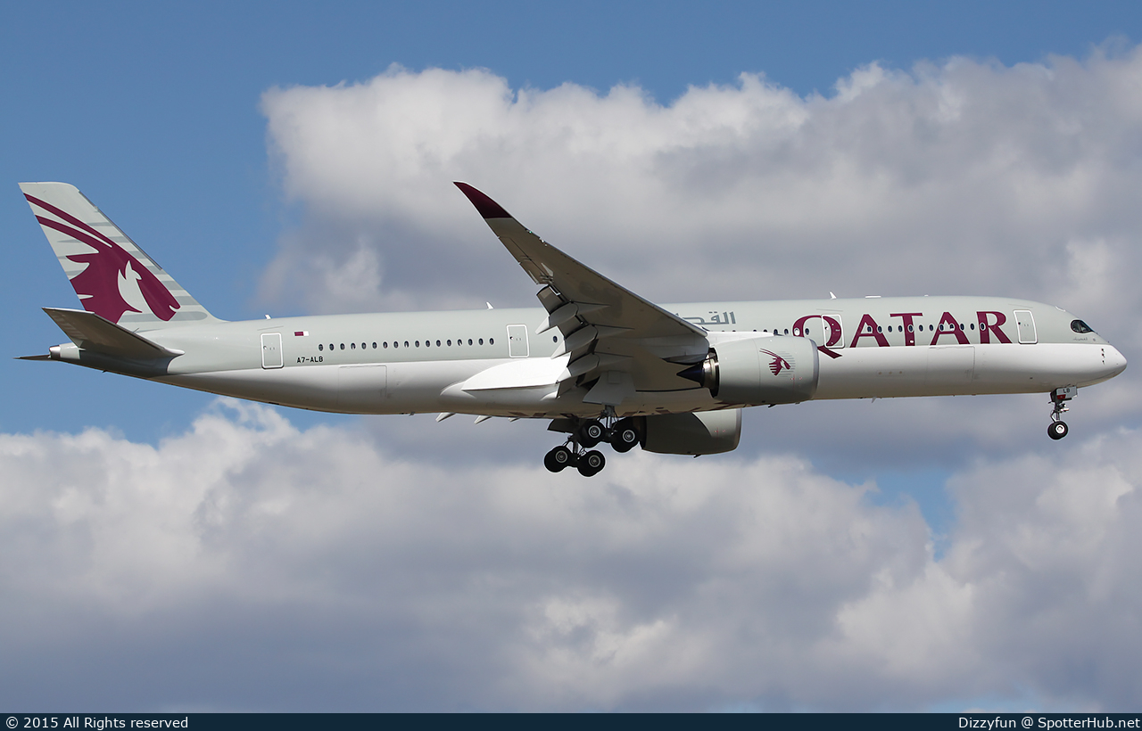 Photo of A7-ALB - Airbus A350-941 operated by Qatar Airways