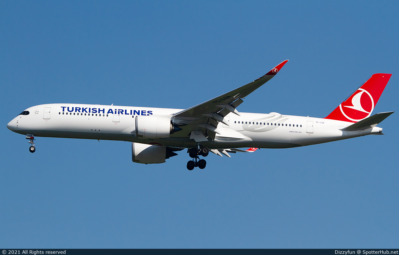 Photo of TC-LGA - Airbus A350-941 operated by Turkish Airlines