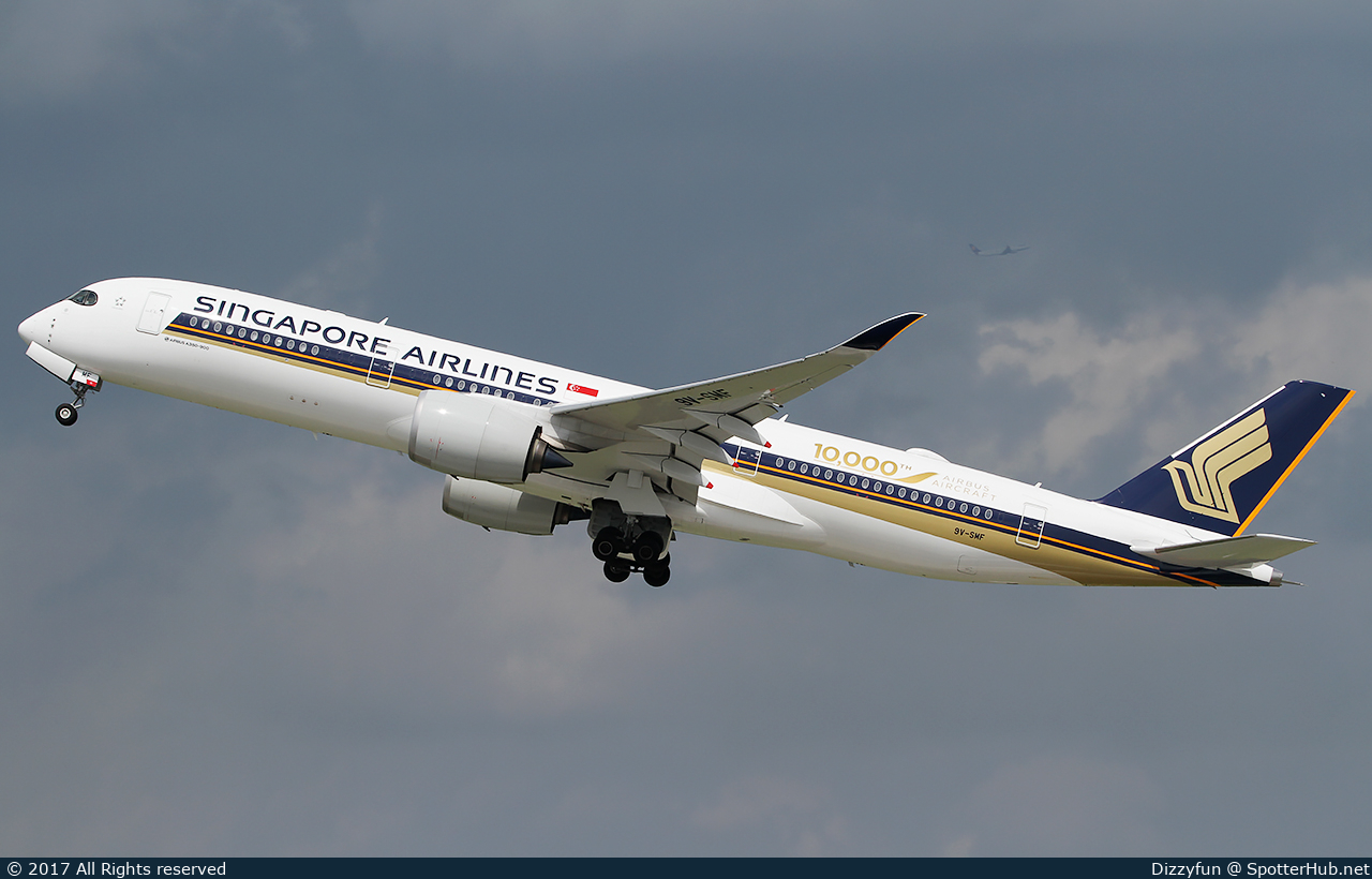 Photo of 9V-SMF - Airbus A350-941 operated by Singapore Airlines