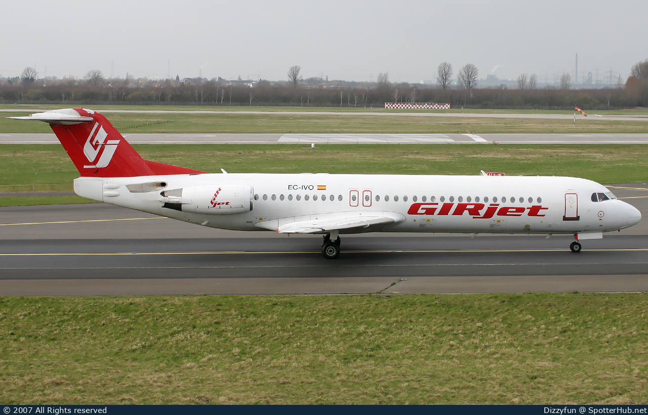 Photo of EC-IVO - Fokker 100 operated by GIRjet
