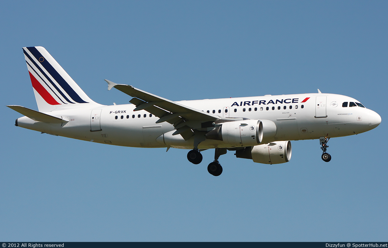 Photo of F-GRXK - Airbus A319-111 operated by Air France