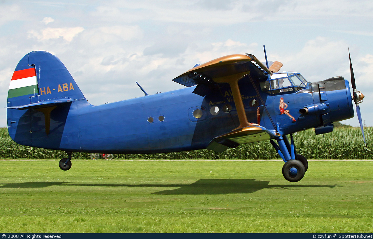 Photo of HA-ABA - PZL-Mielec An-2P operated by Antonov Verein Schweiz
