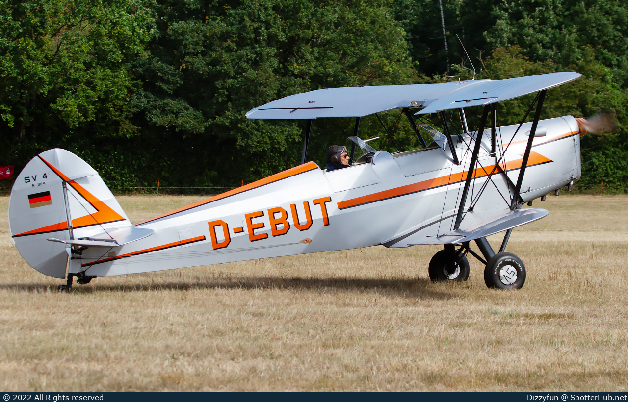 Photo of D-EBUT - Stampe et Vertongen SV.4C operated by Private