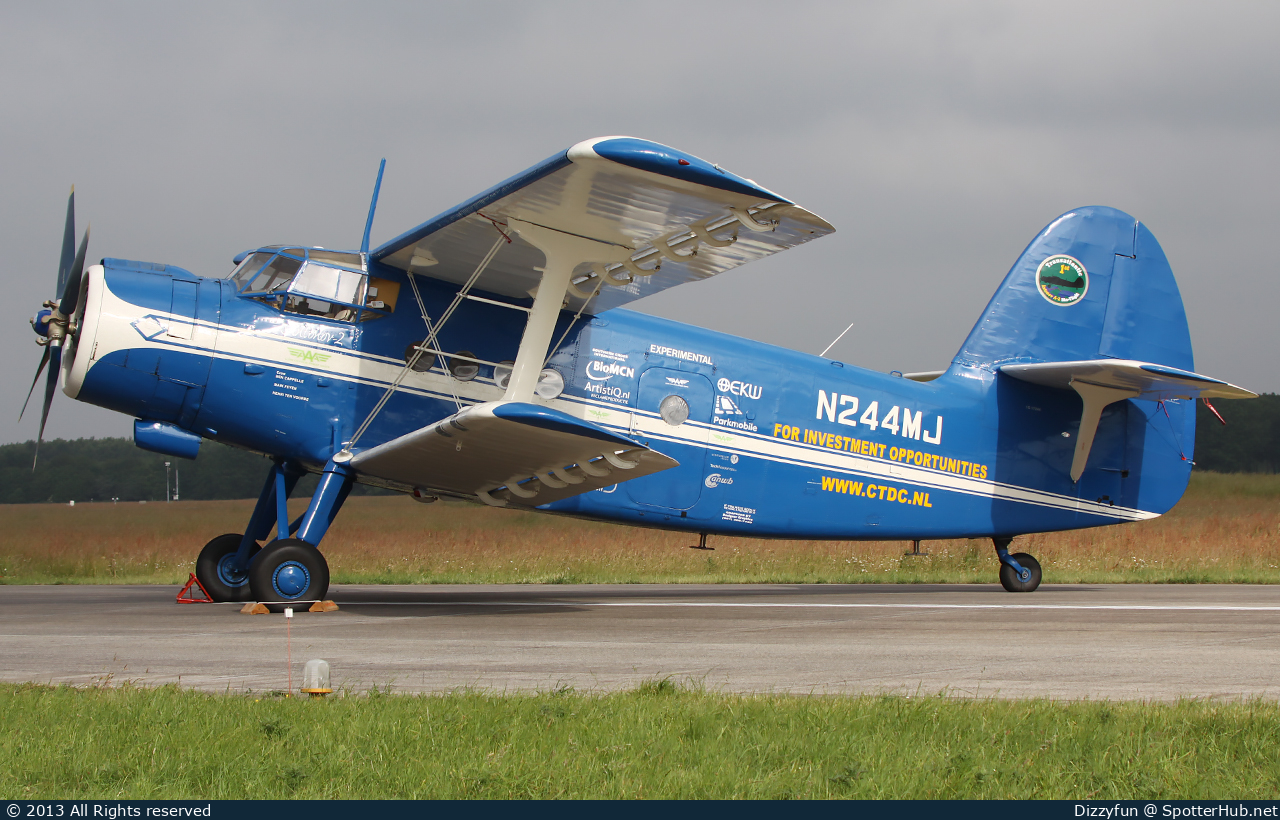 Photo of N244MJ - PZL-Mielec An-2P operated by Clean Tech Aviation