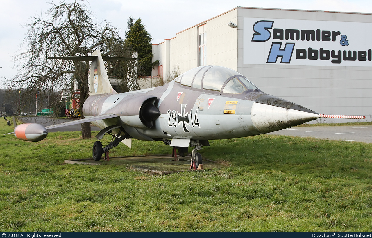 Photo of 29+14 - Lockheed F-104F Starfighter operated by German Air Force