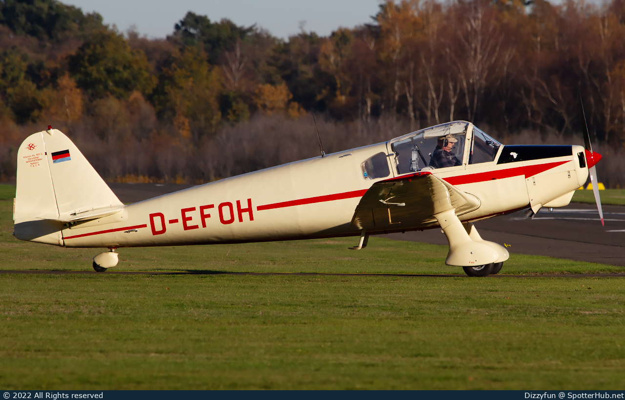 Photo of D-EFOH - Klemm Kl 107 C operated by Private