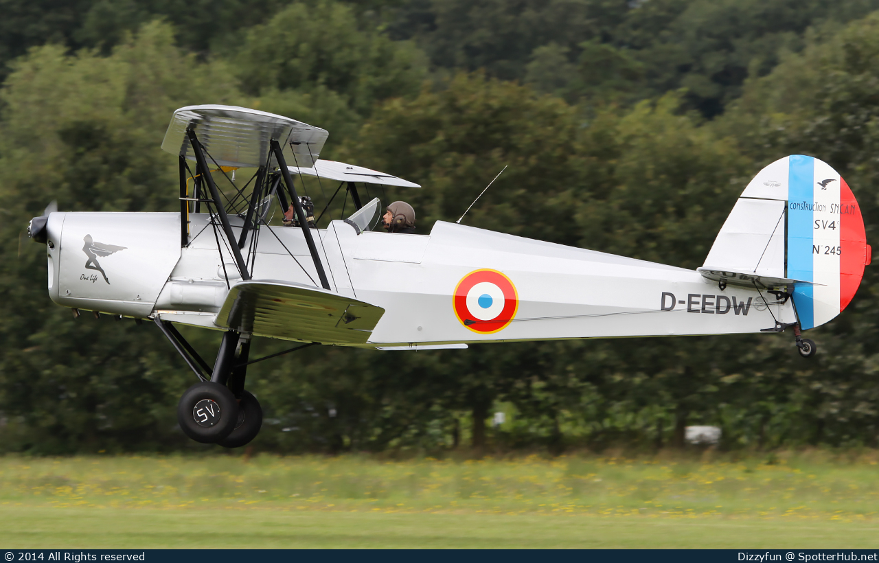 Photo of D-EEDW - Stampe et Vertongen SV.4C operated by Private