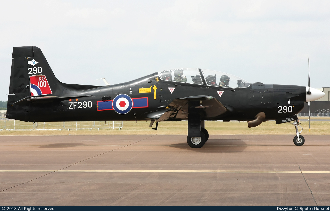 Photo of ZF290 - Short Tucano T1 [Embraer EMB-312] operated by Royal Air Force