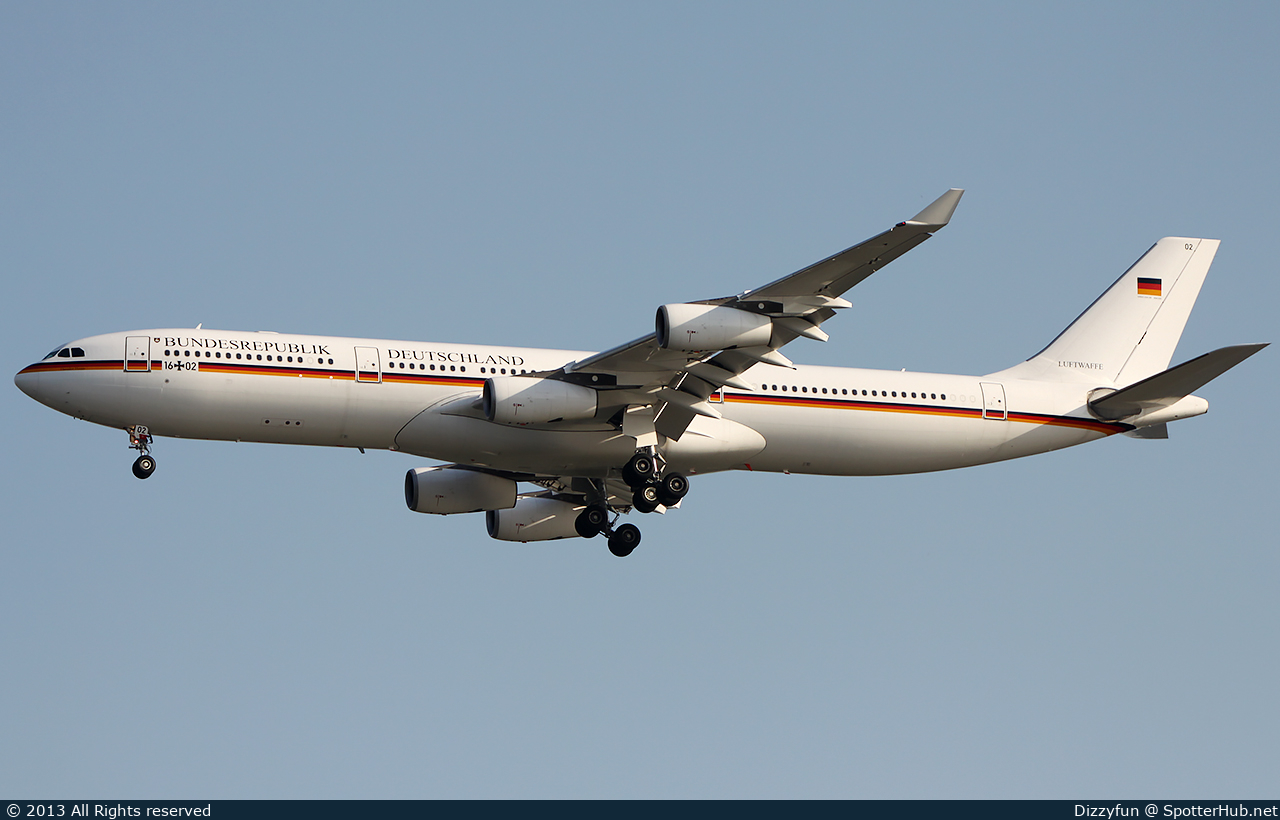 Photo of 16+02 - Airbus A340-313 operated by German Air Force