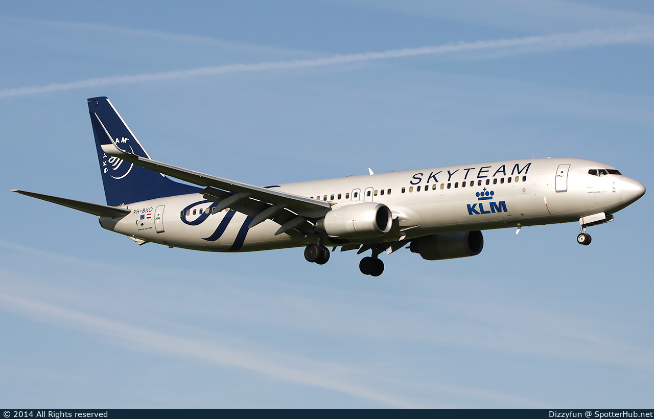Photo of PH-BXO - Boeing 737-9K2 operated by KLM Royal Dutch Airlines