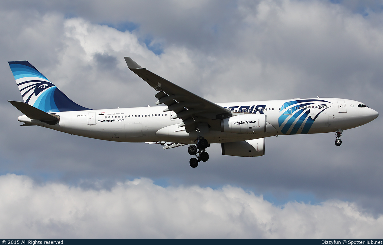 Photo of SU-GCJ - Airbus A330-243 operated by Egyptair
