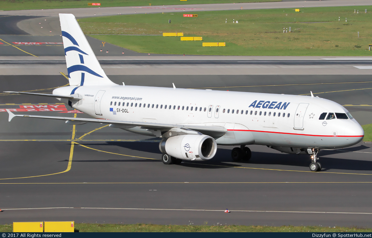 Photo of SX-DGL - Airbus A320-232 operated by Aegean Airlines