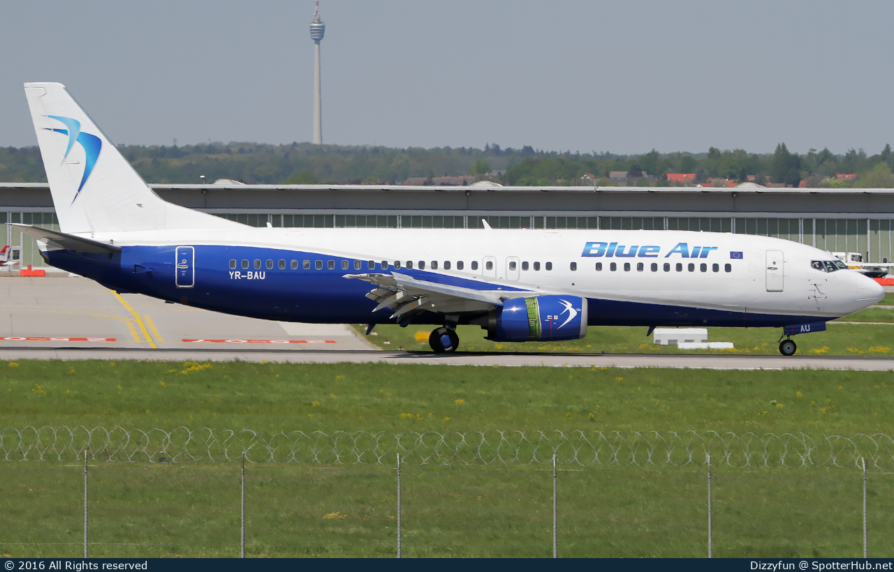 Photo of YR-BAU - Boeing 737-4Y0 operated by Blue Air