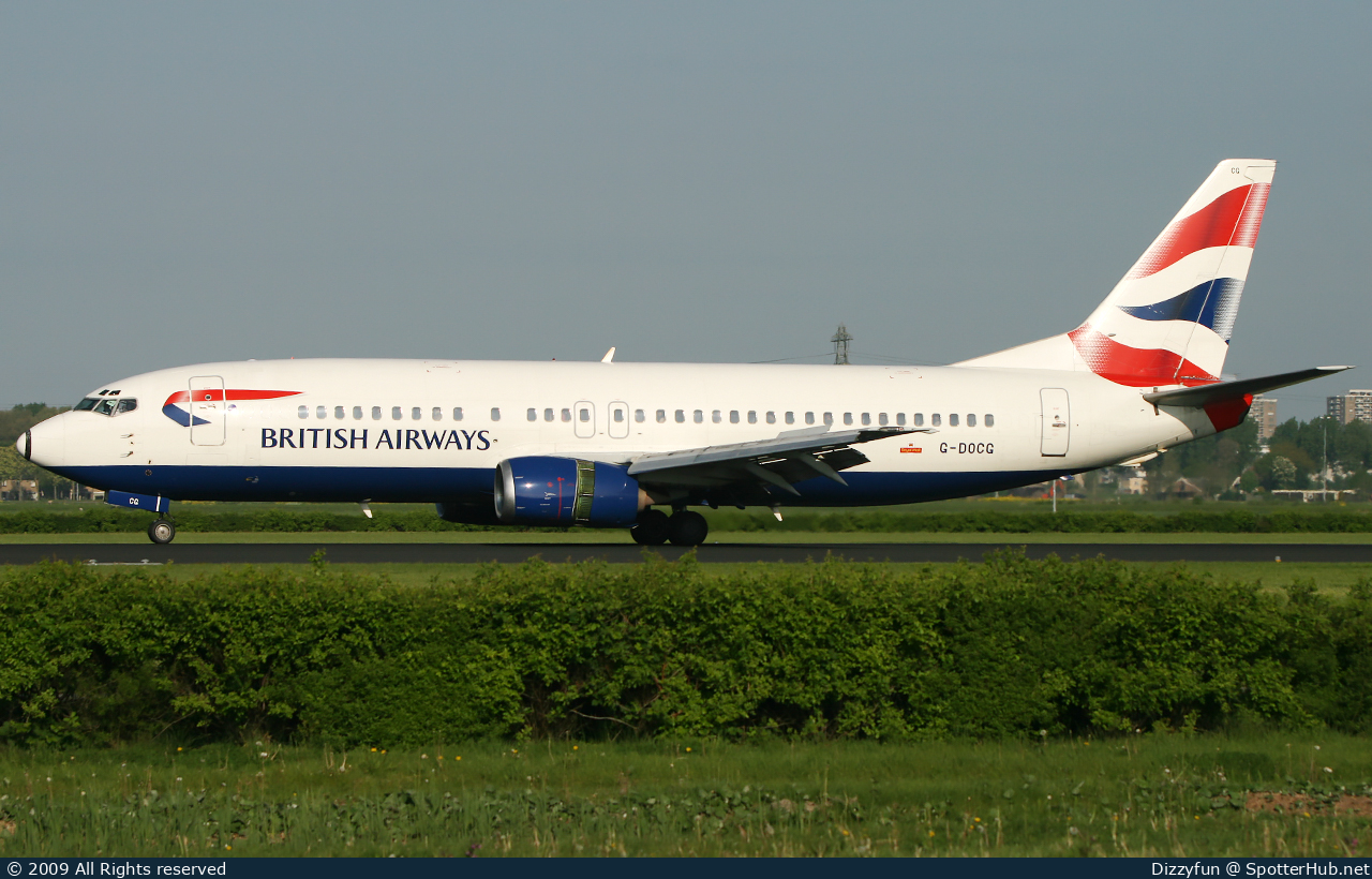 Photo of G-DOCG - Boeing 737-436 operated by British Airways