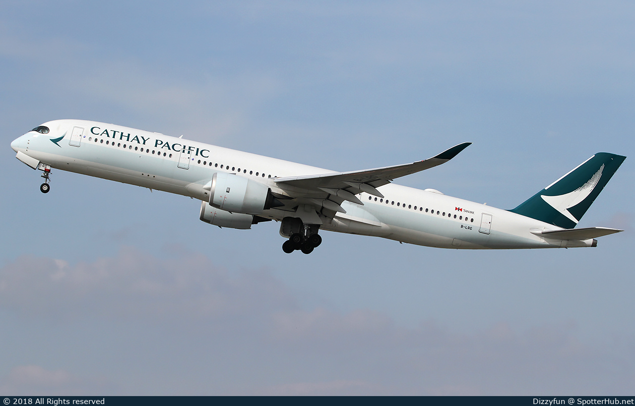 Photo of B-LRG - Airbus A350-941 operated by Cathay Pacific Airways