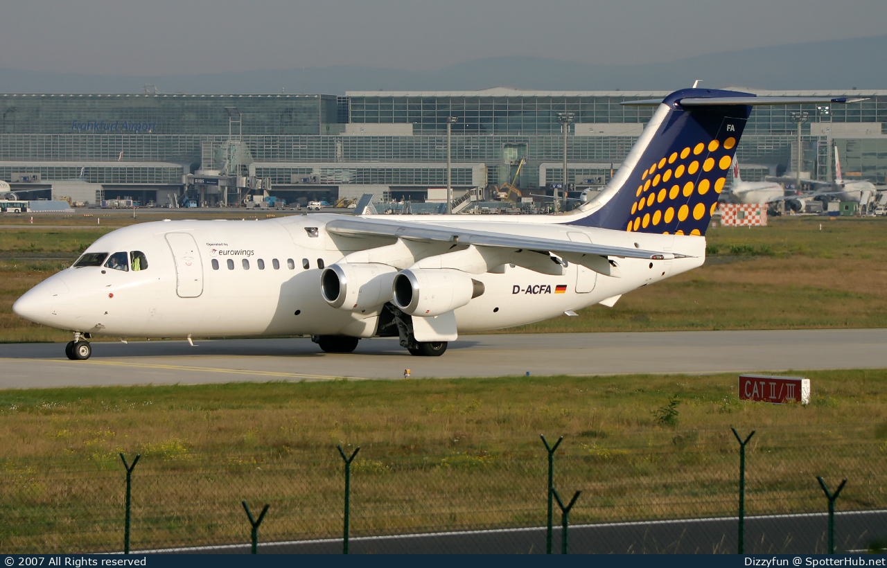 Photo of D-ACFA - British Aerospace 146-200 operated by Eurowings