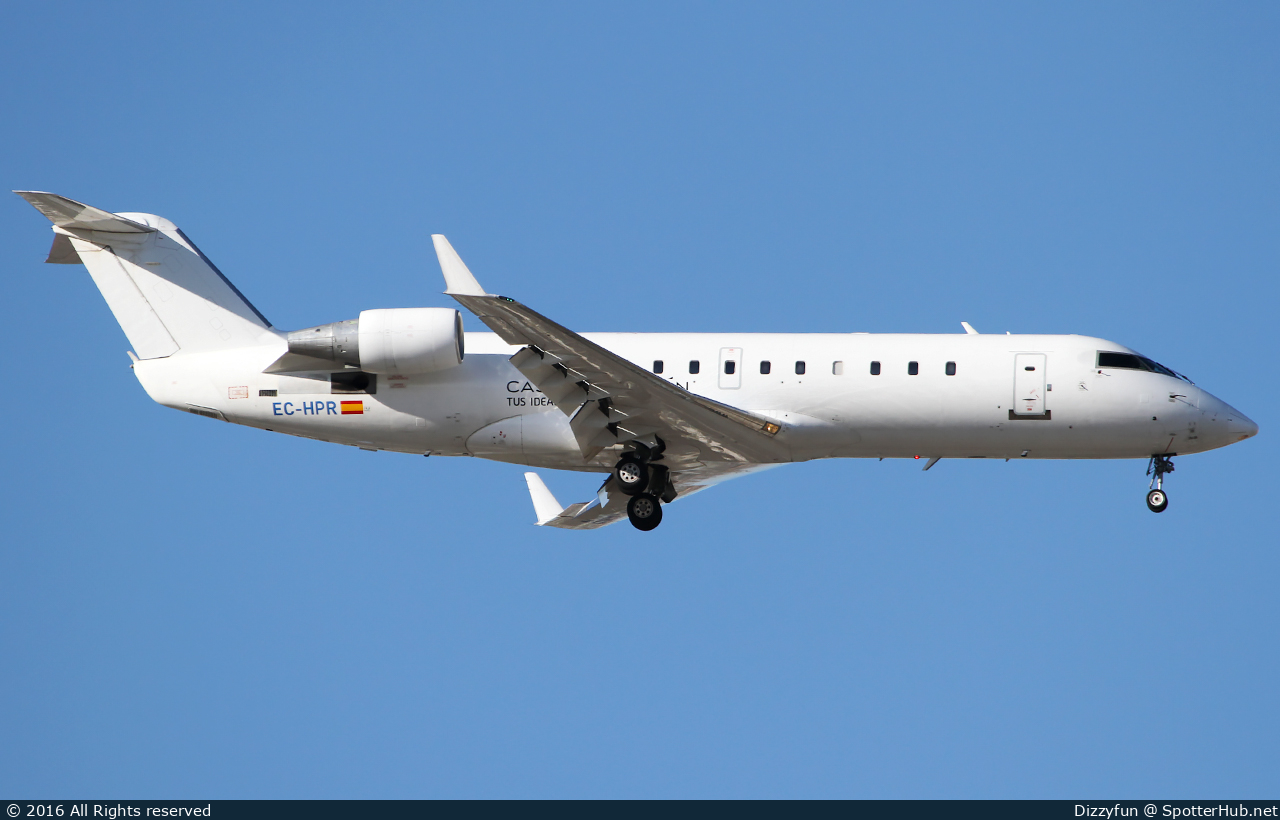 Photo of EC-HPR - Bombardier CRJ-200ER operated by Iberia Regional (opb Air Nostrum)