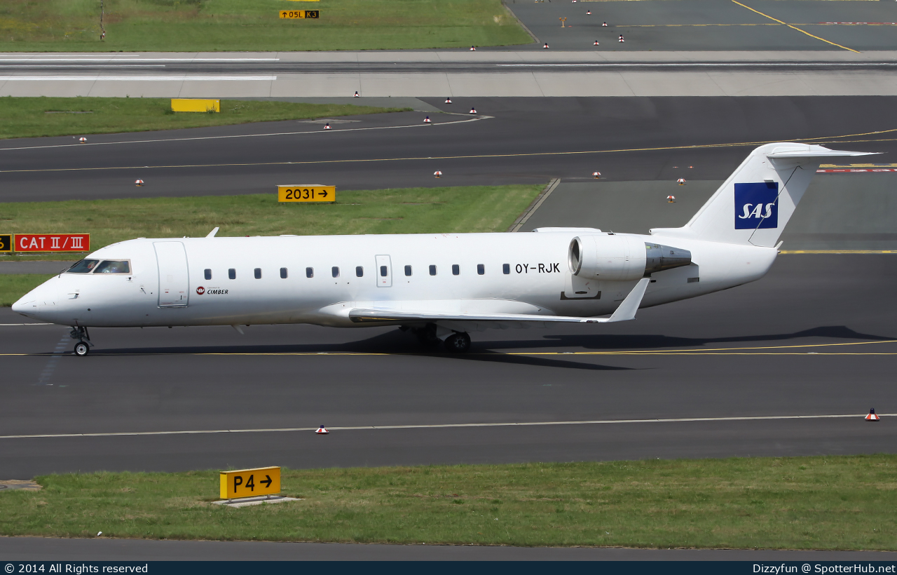 Photo of OY-RJK - Bombardier CRJ-200ER operated by SAS Scandinavian Airlines (opb Cimber)