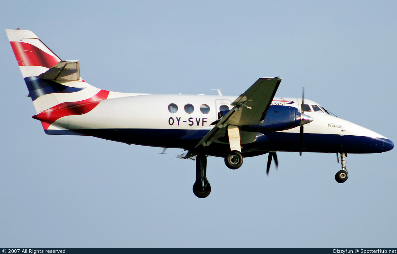 Photo of OY-SVF - British Aerospace Jetstream 31 operated by British Airways (opb Sun-Air of Scandinavia)