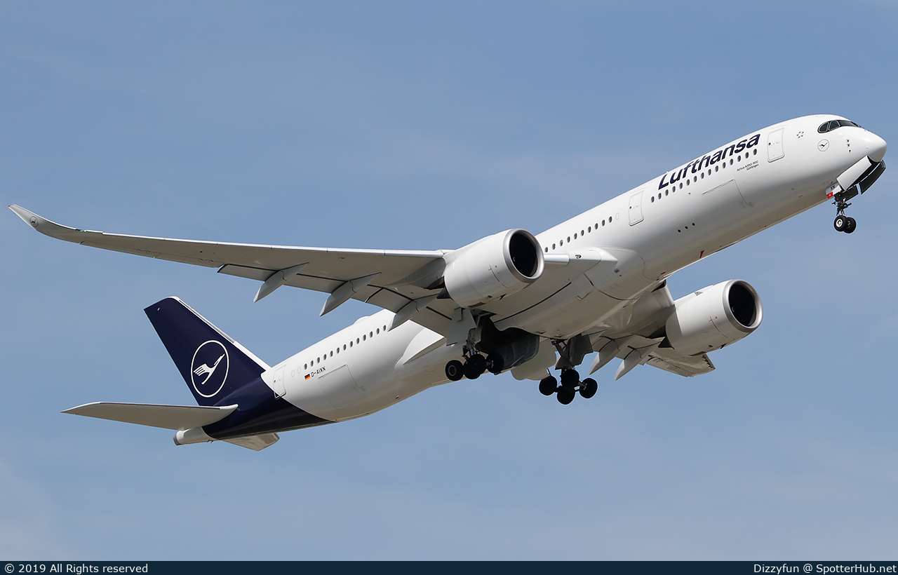 Photo of D-AIXN - Airbus A350-941 operated by Lufthansa