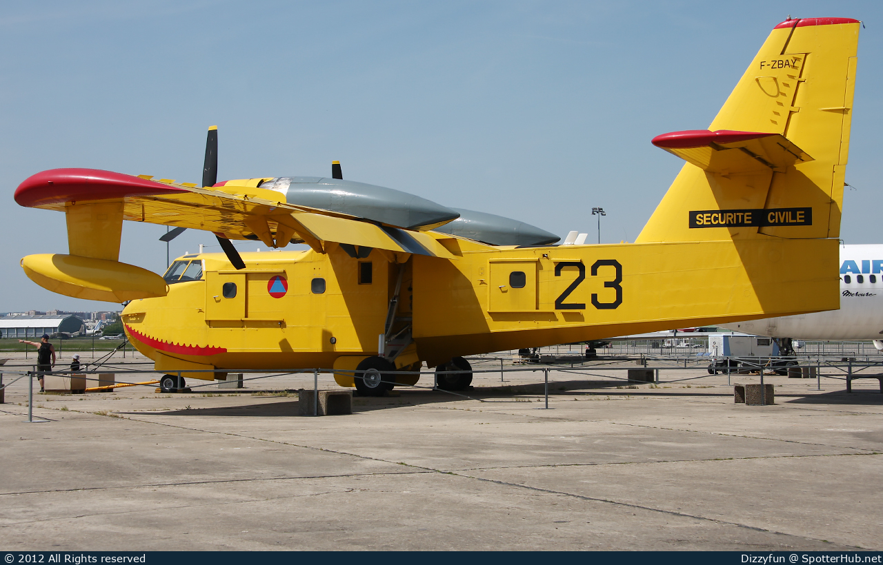 Photo of F-ZBAY - Canadair CL-215 Scooper operated by French Ministry of the Interior - Sécurité Civile