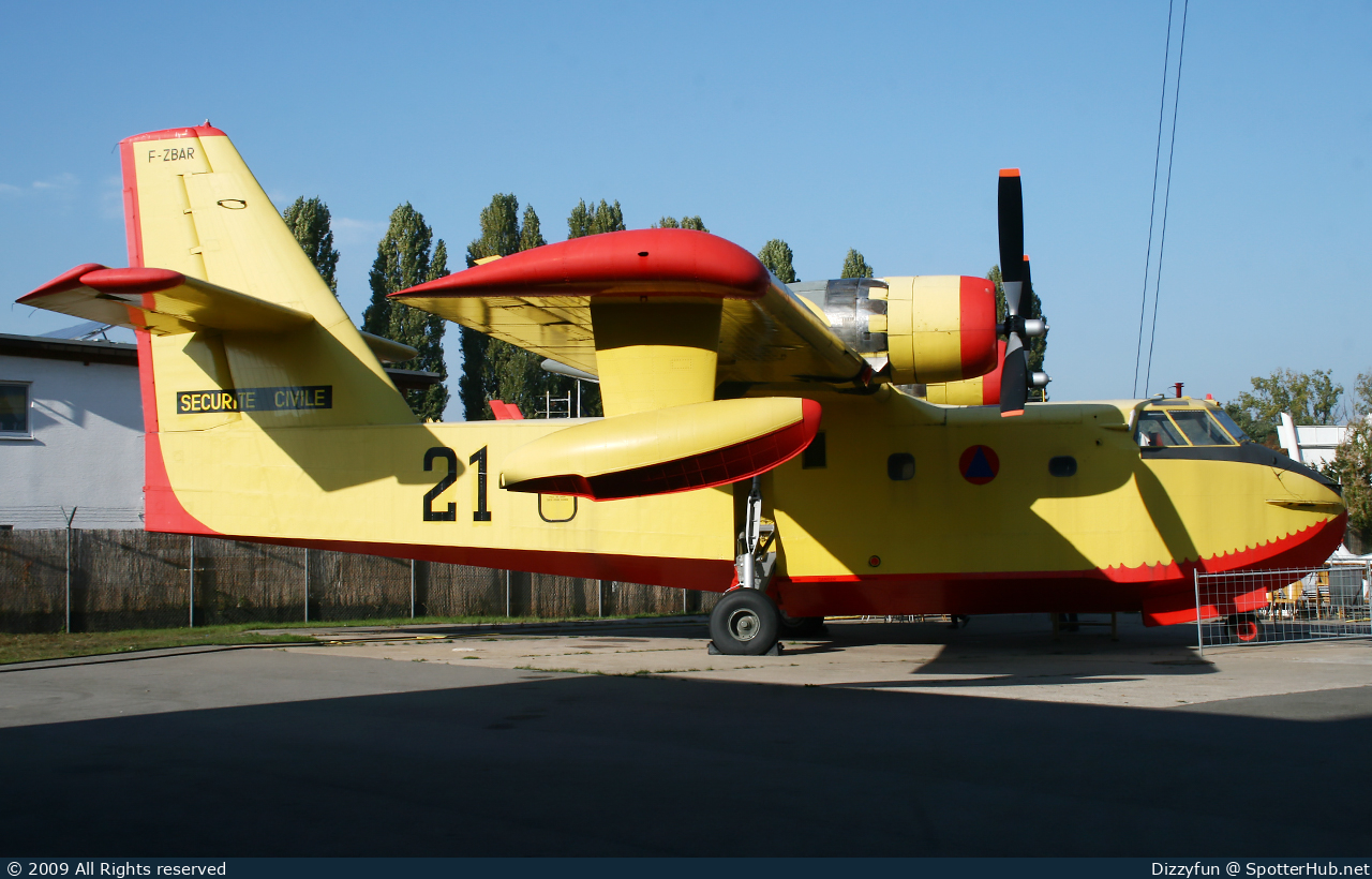Photo of F-ZBAR - Canadair CL-215 Scooper operated by French Ministry of the Interior - Sécurité Civile