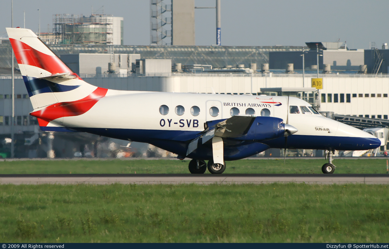 Photo of OY-SVB - British Aerospace Jetstream 32 operated by British Airways (opb Sun-Air of Scandinavia)