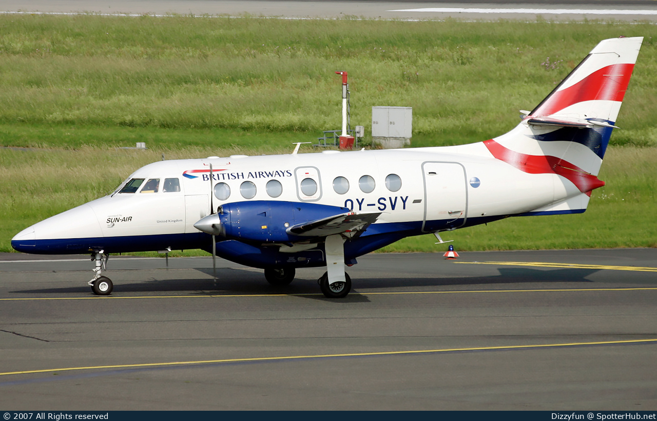 Photo of OY-SVY - British Aerospace Jetstream 32 operated by British Airways (opb Sun-Air of Scandinavia)
