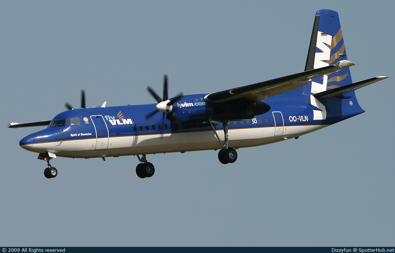 Photo of OO-VLN - Fokker 50 operated by VLM Airlines