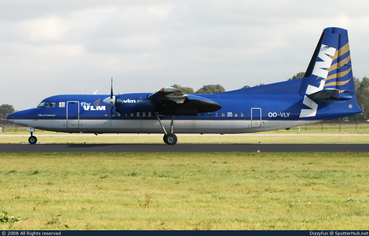 Photo of OO-VLY - Fokker 50 operated by VLM Airlines