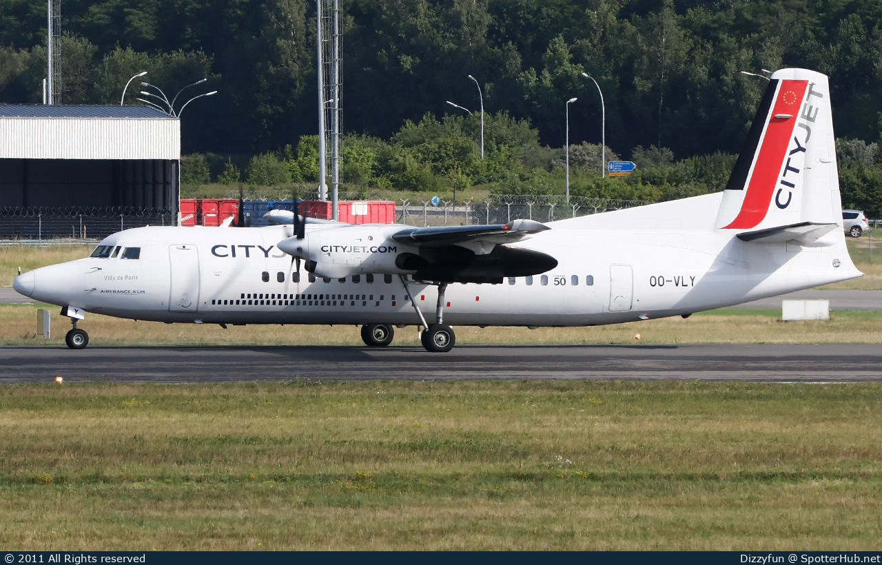 Photo of OO-VLY - Fokker 50 operated by CityJet