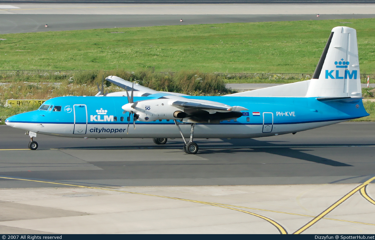 Photo of PH-KVE - Fokker 50 operated by KLM Cityhopper