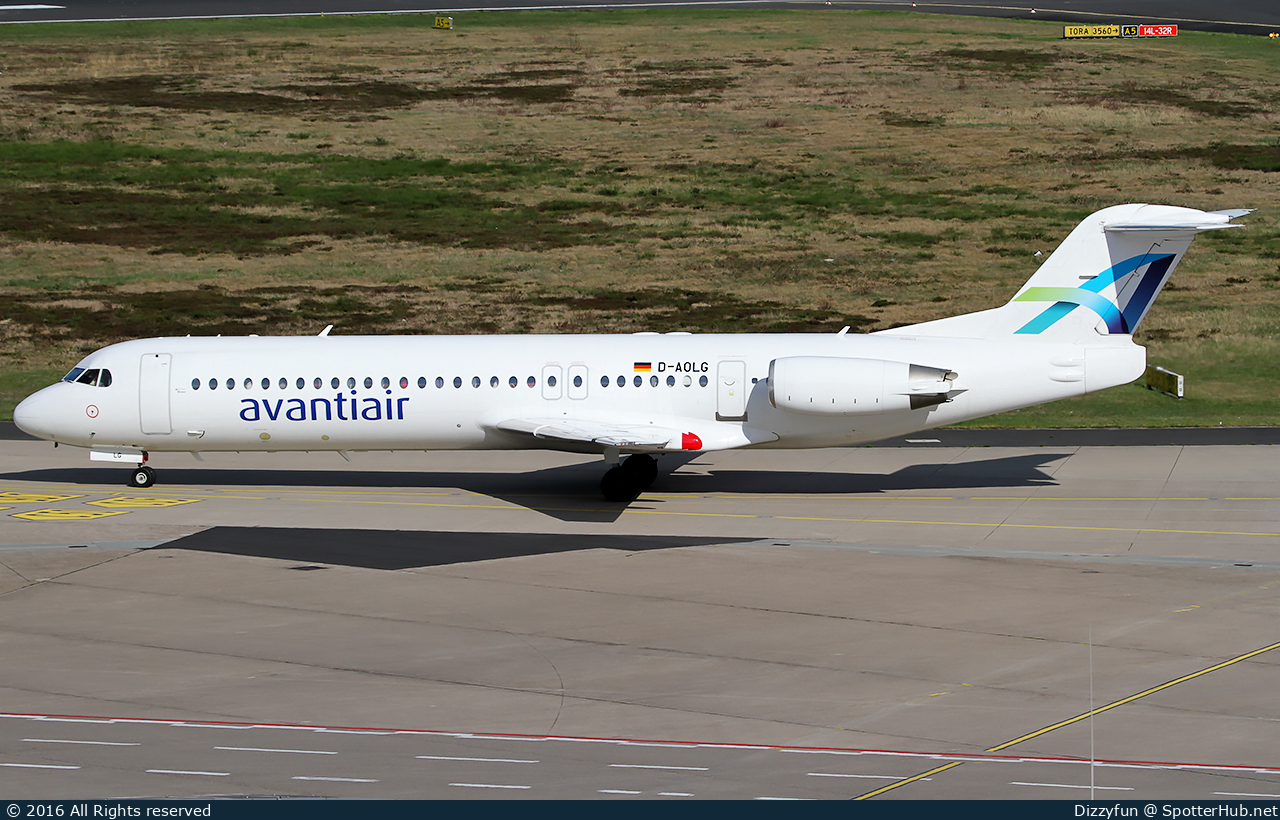 Photo of D-AOLG - Fokker 100 operated by Avanti Air