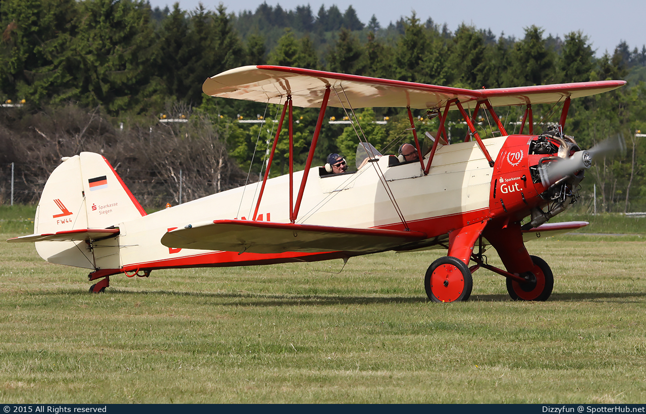 Photo of D-EMMI - Focke-Wulf Fw 44J Stieglitz operated by Luftsportverein Siegerland