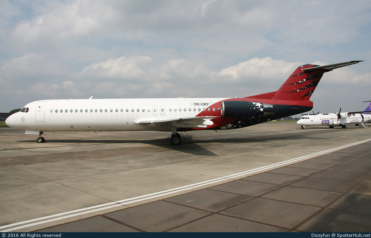 Photo of YR-CRY - Fokker 100 operated by Fly 365 Aviation
