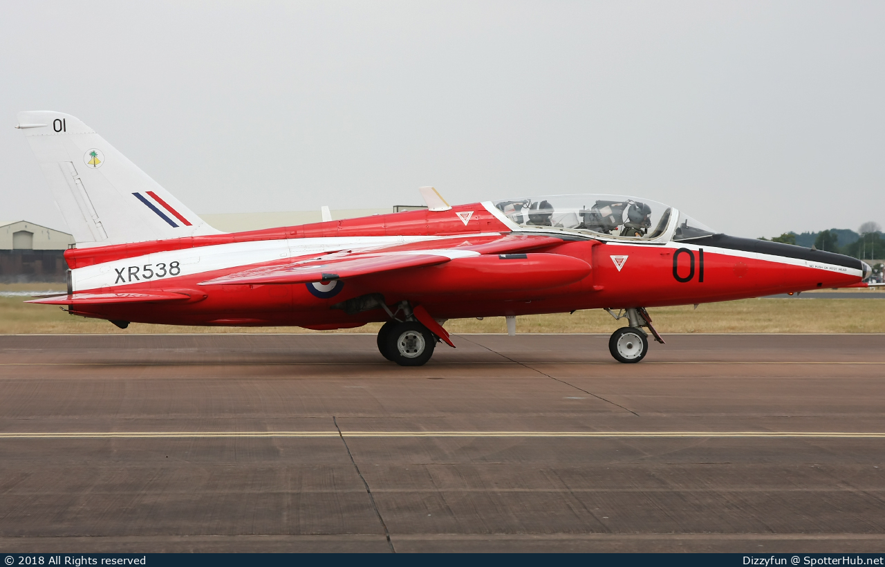 Photo of G-RORI - Folland Gnat T.1 operated by Gnat Display Team