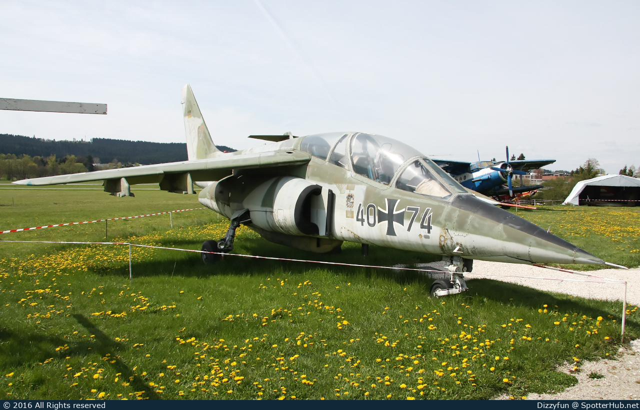 Photo of 40+74 - Dassault-Breguet-Dornier Alpha Jet A operated by German Air Force