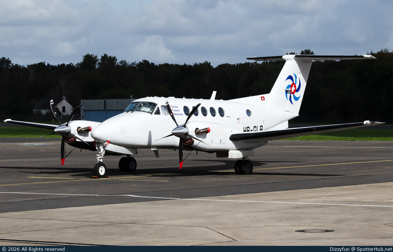 Photo of HB-GLB - Beechcraft B200 Super King Air operated by Swiss Flight Services