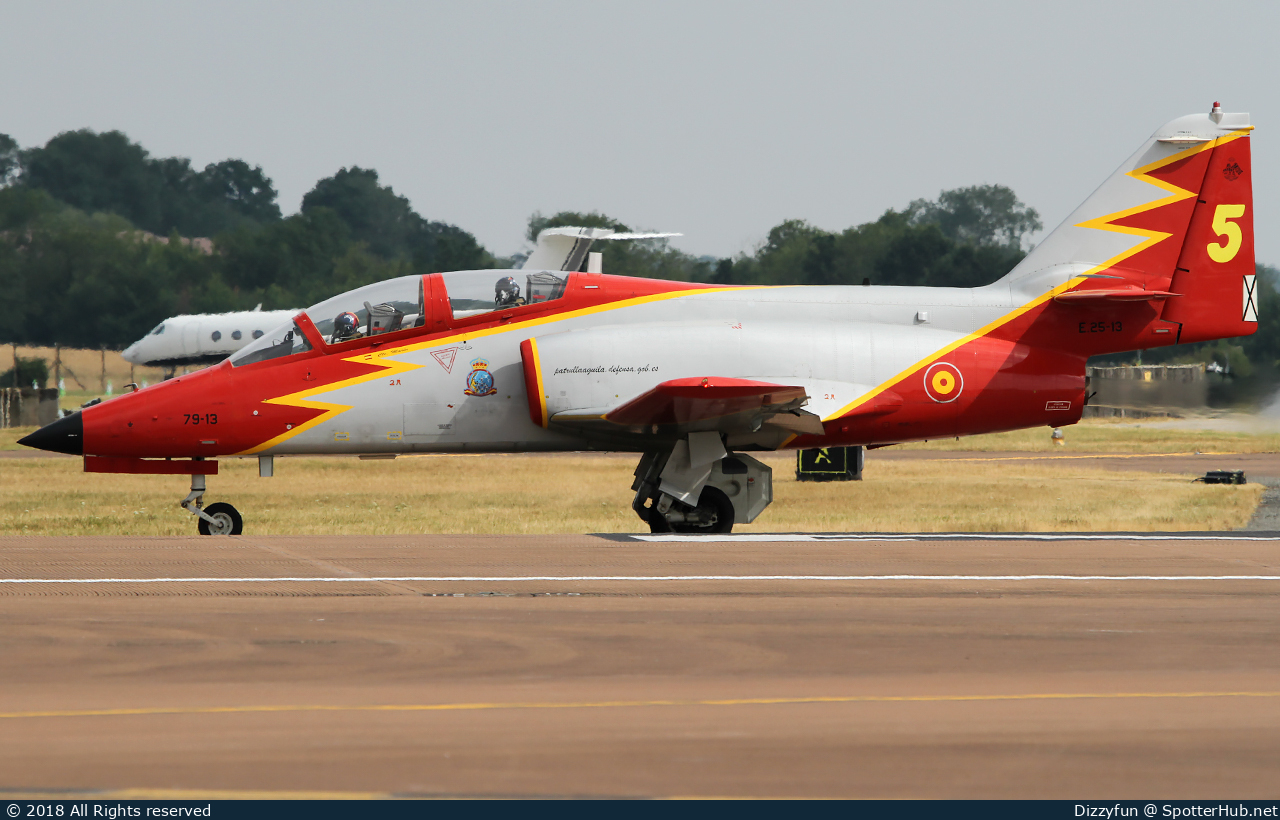 Photo of E.25-13 - CASA C-101EB Aviojet operated by Spanish Air Force
