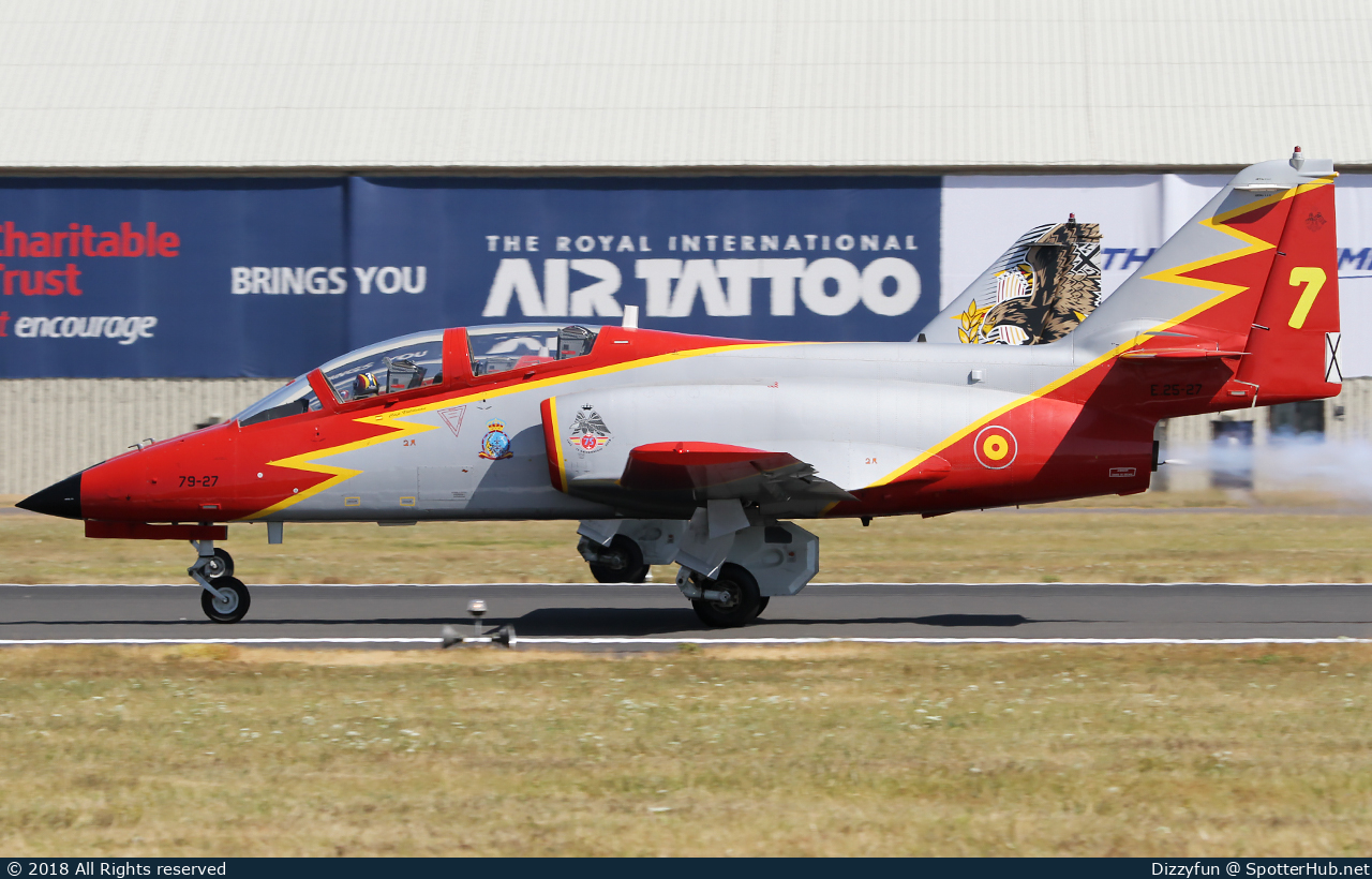 Photo of E.25-27 - CASA C-101EB Aviojet operated by Spanish Air Force
