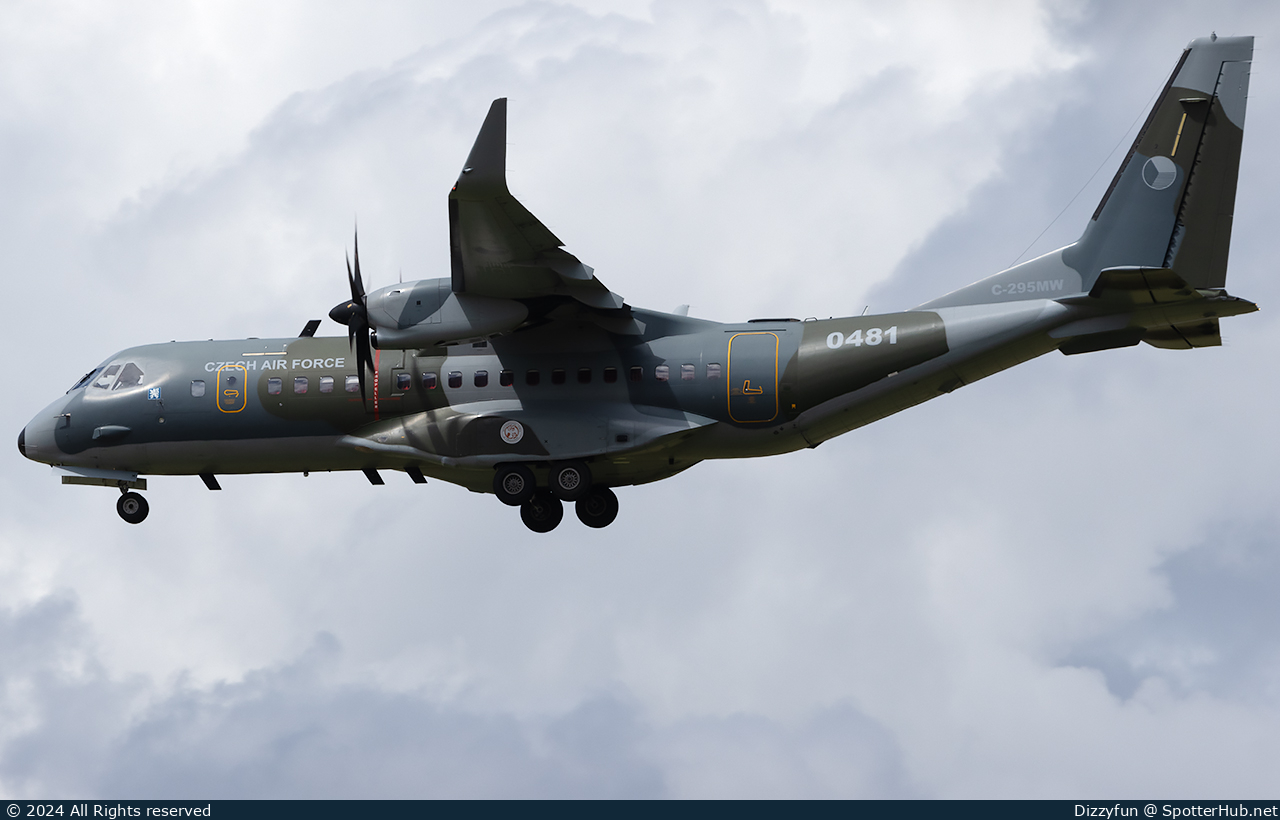 Photo of 0481 - CASA C-295MW operated by Czech Air Force
