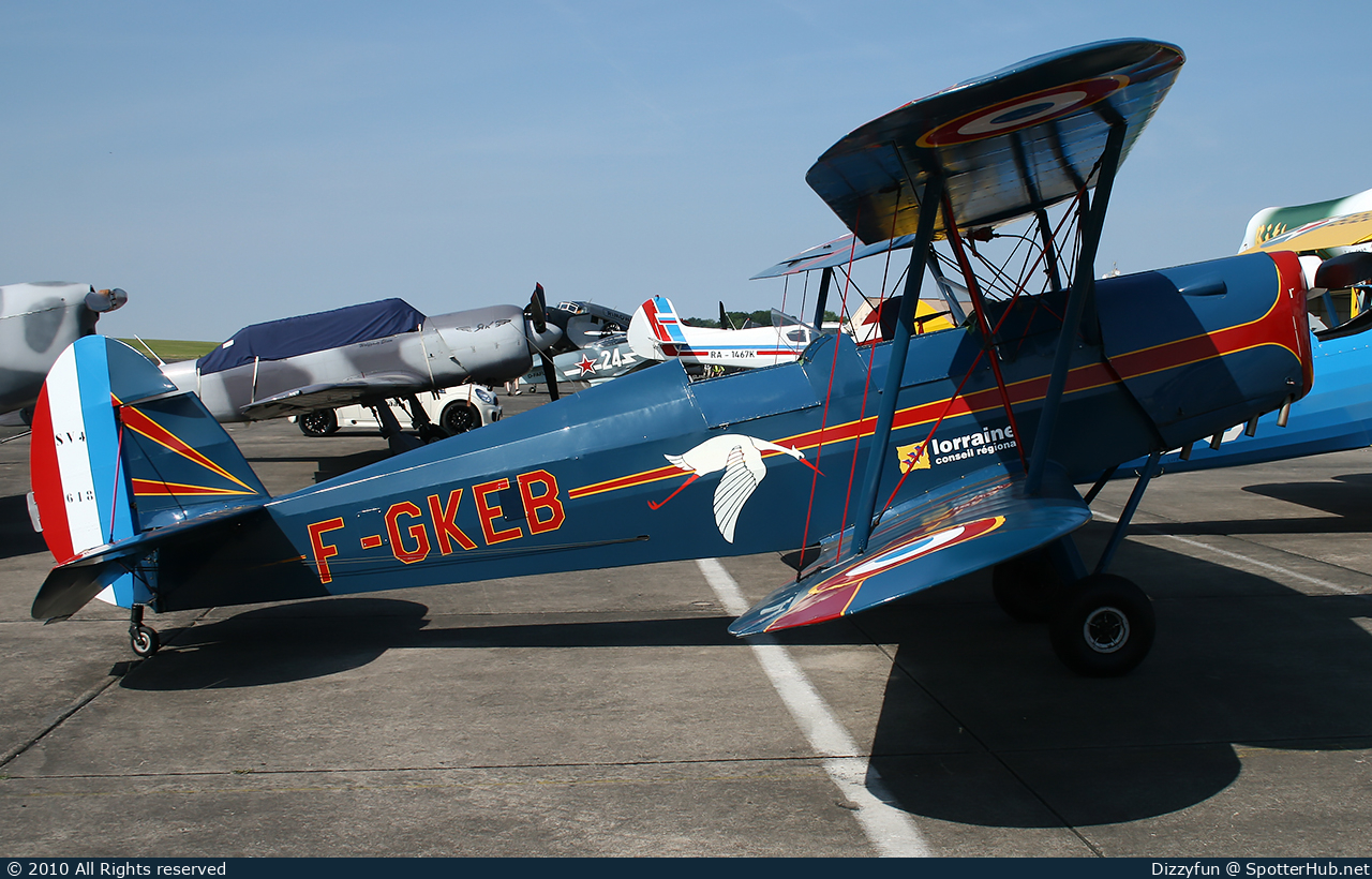 Photo of F-GKEB - Stampe et Vertongen SV.4C operated by Private